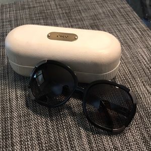 Authentic Chloe black sunglasses